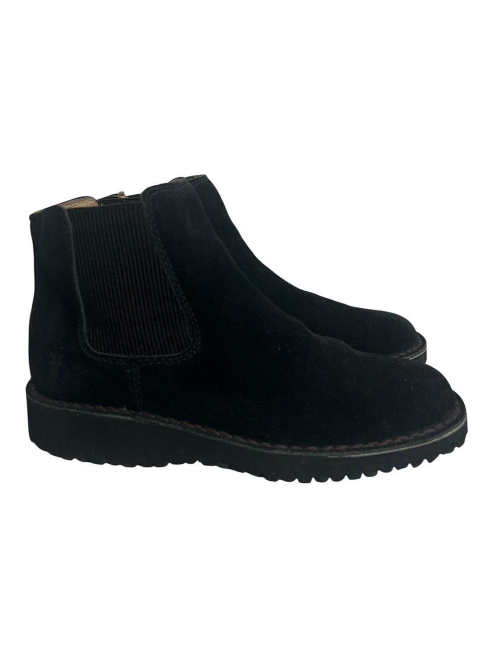 Frye Pitstop Chelsea Black Ankle Boot Size 7.5